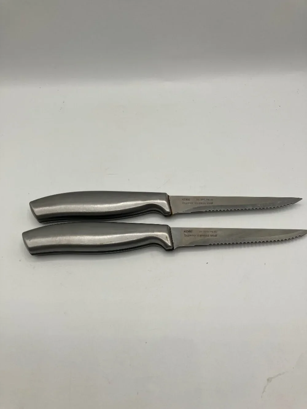 Hampton Forge Steak Knives Set of Two Kobe Superior Stainless Steel